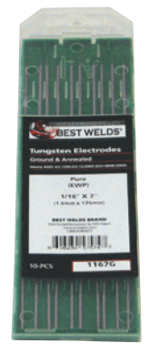 Pure Ground Tungsten Electrodes Pure Ground Tungsten Electrodes