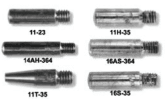 Standard Contact Tips For Weldskill Guns Standard Contact Tips For Weldskill Guns