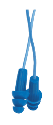 H20 Metal Detectable Reusable Earplugs - Corded