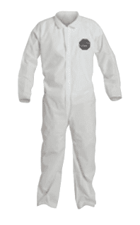 Proshield® 10 Coveralls White with Open Wrists and Ankles