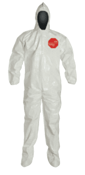 Tychem® SL Coveralls with attached Hood and Socks