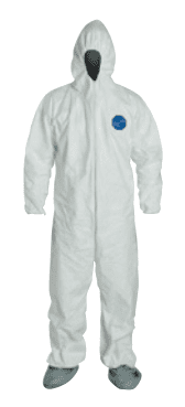 Tyvek® Coveralls With Attached Hood and Boots