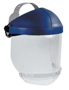 Ratchet Headgear, Head & Face Protection with Clear Chin Protector