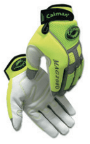 White Goat Grain Leather Multi-Activity Gloves