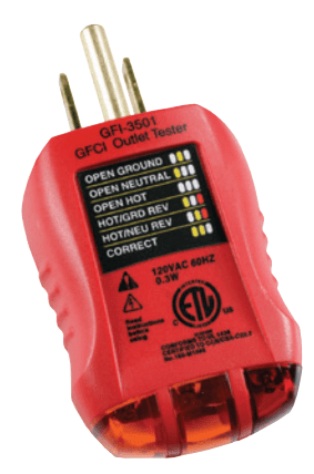 Ground Fault Receptacle Testers and Circuit Analyzers