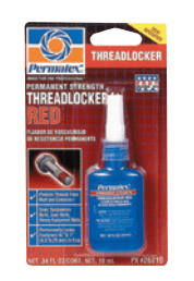 Permatex® Permanent Strength Red Threadlocker