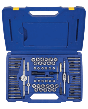 76-pc Machine Screw - Fractional - Metric Tap & Hex Die Sets